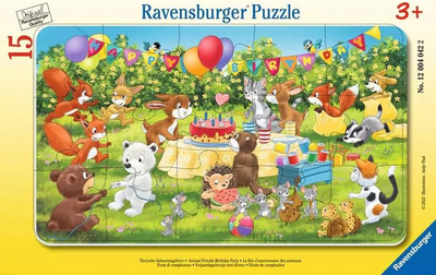 Пазл Ravensburger в рамці День народження 15 елементів 12004042 (4005555040422)