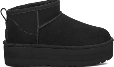 Жіночі уггі UGG Classic Ultra Mini Platform Black - 40р. (26.0см) чорні
