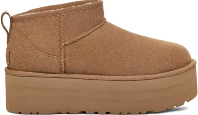 Жіночі уггі UGG Classic Ultra Mini Platform Chestnut - 41р. (26.5см) коричневі
