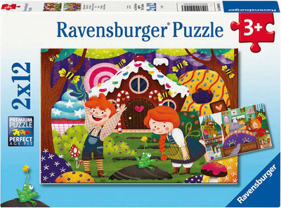 Пазл Ravensburger Світ казок 2 x 12 елементів 12004045 (4005555040453)