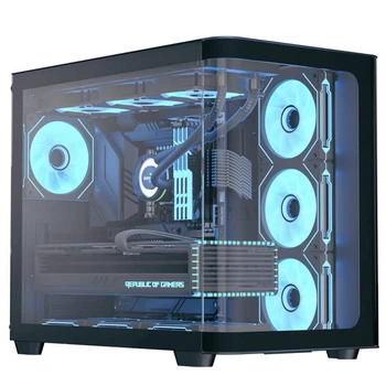 Корпус AeroCool P500C-G-BK-v1 (ACCM-PN01043.11) Black без БП