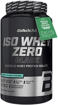 Сывороточный изолят протеина Biotech Iso Whey Zero Black порошок 908 г Кокос-манго (5999076259700)