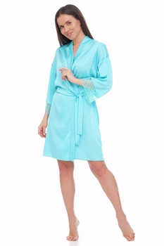 Халат жіночий Martelle Lingerie M-201 40 (L) М'ятний (MAR201040S)