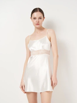 Ночная рубашка женская Martelle Lingerie M-101 атлас 40 (L) Молочная (MAR101040A)