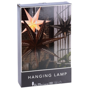 Декор Home & Styling Collection зірка з паперу, що світиться 60 см (8720573340816)