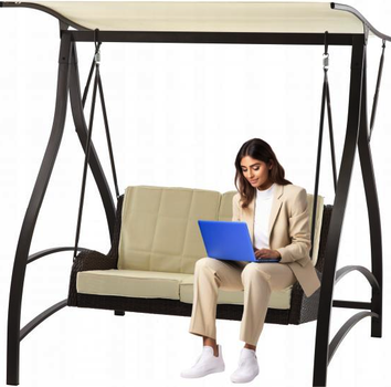 Садовые качели Chomik Garden Line ANDRIA для дачи террасы отдыха уличные