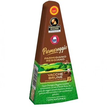 Сир пармезан Parmareggio Parmigiano Reggiano Vacche brune DOP 24 місяці 200 г