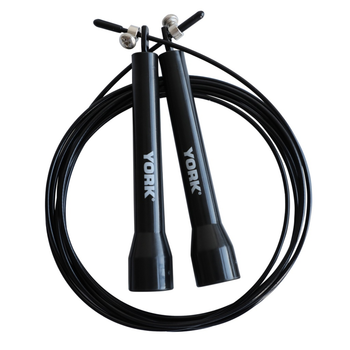 Скакалка York Fitness Cable с алюминиевыми ручками для кроссфита профессиональная