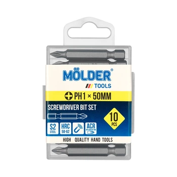 Набор бит Molder PH1x50мм 10шт MT7015010