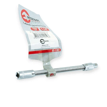 Удлинитель для воротка 1/4" 150 мм CrV гибкий INTERTOOL