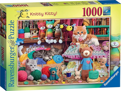 Пазл Ravensburger Заплутані кошенята 1000 елементів 12000102 (4005555001027)