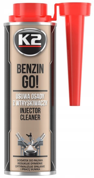 Присадка до пального K2 T322 BENZIN GO очищувач 250 мл (5906534018496)