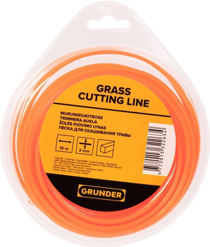 Żyłka do trymera Grunder 15 m x 3 mm (SQUARE_3.0_X_15_)