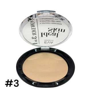 Пудра Eva Cosmetics IDEAL SKIN 3 в 1 lignt buff № 03 0348