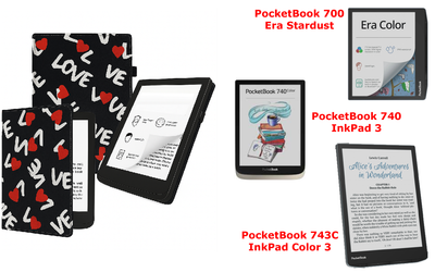 Чехол CRAYTON для PocketBook 700, 740, 743 – стиль, защита, цвет Love