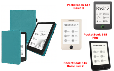 Чехол CRAYTON для PocketBook 614, 615, 616 – стиль, защита, цвет Biryza