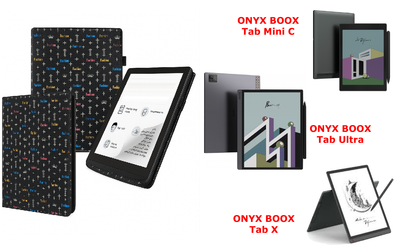Чохол CRAYTON для ONYX BOOX Tab Mini C, Tab Ultra, Tab X — стиль, захист, колір Fashn-Black
