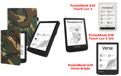 Чехол CRAYTON для PocketBook 626, 628, 629 – стиль, защита, цвет Saxara