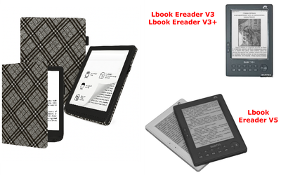 Чохол CRAYTON для Lbook Ereader V3, V3+, V5 — стиль, захист, колір Klitunka