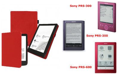 Чехол CRAYTON для Sony PRS-300, PRS-350, PRS-600 – стиль, защита, цвет Red