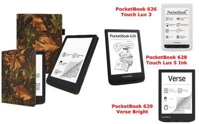 Чехол CRAYTON для PocketBook 626, 628, 629 – стиль, защита, цвет Klen