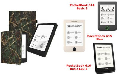 Чохол CRAYTON для PocketBook 614, 615, 616 — стиль, захист, колір Lis