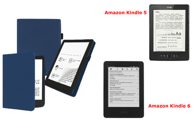 Чехол CRAYTON для Amazon Kindle 5, Amazon Kindle 6 – стиль, защита, цвет Blue TM