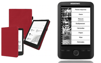 Чехол CRAYTON для Assistant AE-601 – стиль, защита, цвет Bordo