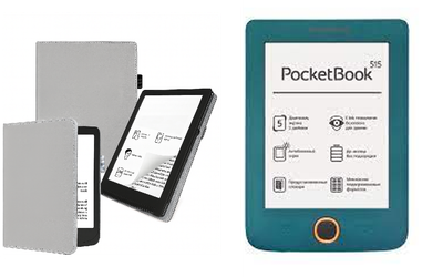 Чехол CRAYTON для PocketBook Mini PB515 – стиль, защита, цвет Silver