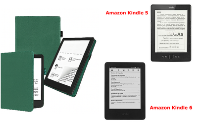 Чохол CRAYTON для Amazon Kindle 5, Amazon Kindle 6 — стиль, захист, колір Green