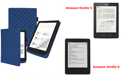 Чехол CRAYTON для Amazon Kindle 5, Amazon Kindle 6 – стиль, защита, цвет Karos Blue
