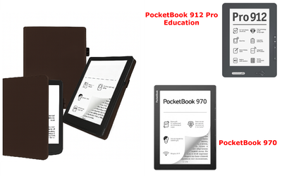 Чехол CRAYTON для PocketBook 912, 970 – стиль, защита, цвет Braun