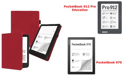Чехол CRAYTON для PocketBook 912, 970 – стиль, защита, цвет Bordo