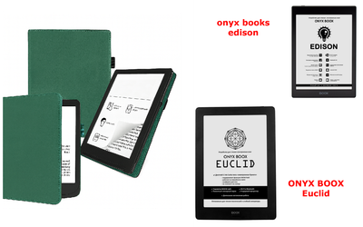 Чехол CRAYTON для onyx books edison, Euclid – стиль, защита, цвет Green