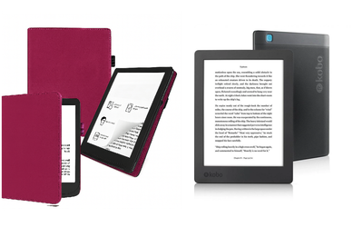 Чехол CRAYTON для Kobo Aura Edition 2 – стиль, защита, цвет Hot Pink