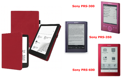 Чехол CRAYTON для Sony PRS-300, PRS-350, PRS-600 – стиль, защита, цвет Bordo