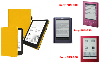 Чехол CRAYTON для Sony PRS-300, PRS-350, PRS-600 – стиль, защита, цвет Yellow