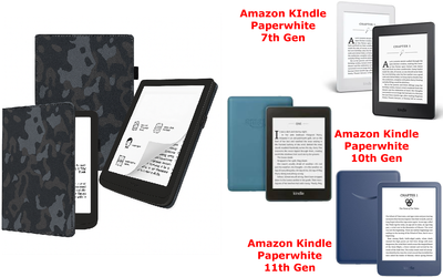 Чехол CRAYTON для Amazon KIndle Paperwhite 7th Gen, 10th Gen, 11th Gen – стиль, защита, цвет Xaki Winter