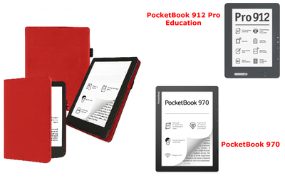 Чехол CRAYTON для PocketBook 912, 970 – стиль, защита, цвет Red