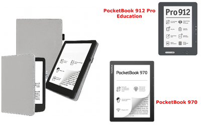 Чехол CRAYTON для PocketBook 912, 970 – стиль, защита, цвет Silver