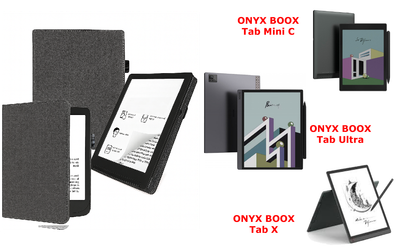Чехол CRAYTON для ONYX BOOX Tab Mini C, Tab Ultra, Tab X – стиль, защита, цвет Gray
