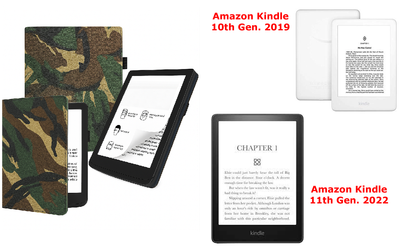 Чехол CRAYTON для Amazon Kindle 10th Gen. 2019, 11th Gen. 2022 – стиль, защита, цвет Saxara
