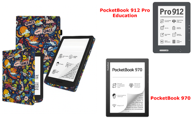 Чехол CRAYTON для PocketBook 912, 970 – стиль, защита, цвет Kosmos
