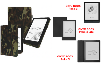 Чохол CRAYTON для Onyx BOOX Poke 3, Poke 4 Lite, Poke 5 — стиль, захист, колір XakiTM