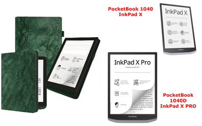 Чехол CRAYTON для PocketBook 1040, 1040 Pro – стиль, защита, цвет Green Snake