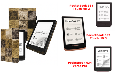 Чохол CRAYTON для PocketBook 631, 632, 634 — стиль, захист, колір Xytro