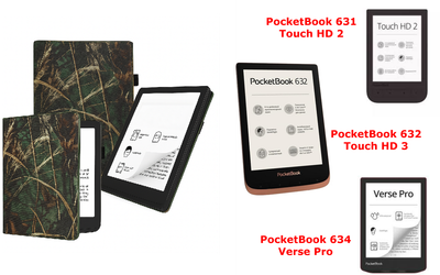 Чохол CRAYTON для PocketBook 631, 632, 634 — стиль, захист, колір Lis