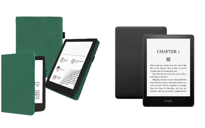 Чехол CRAYTON для Amazon Kindle Paperwhite Signature Edition 11th Gen – стиль, защита, цвет Green