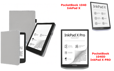 Чехол CRAYTON для PocketBook 1040, 1040 Pro – стиль, защита, цвет Silver