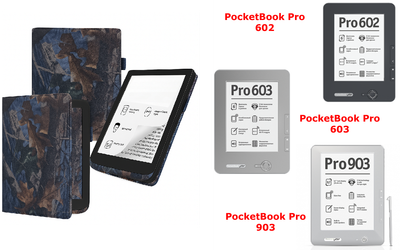 Чохол CRAYTON для PocketBook Pro 602, 603, 903 — стиль, захист, колір Hrab